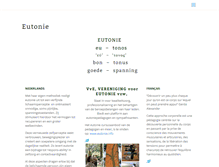 Tablet Screenshot of eutonie.be