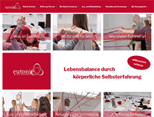Tablet Screenshot of eutonie.de